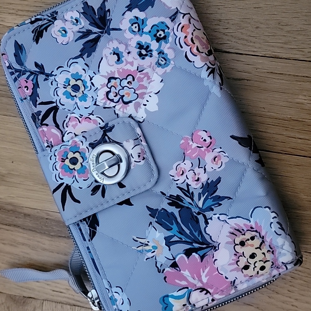 Floral Gray Women's Wallet